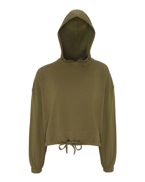 Ladies/Girls Cropped Maria Hooded Sweatshirt