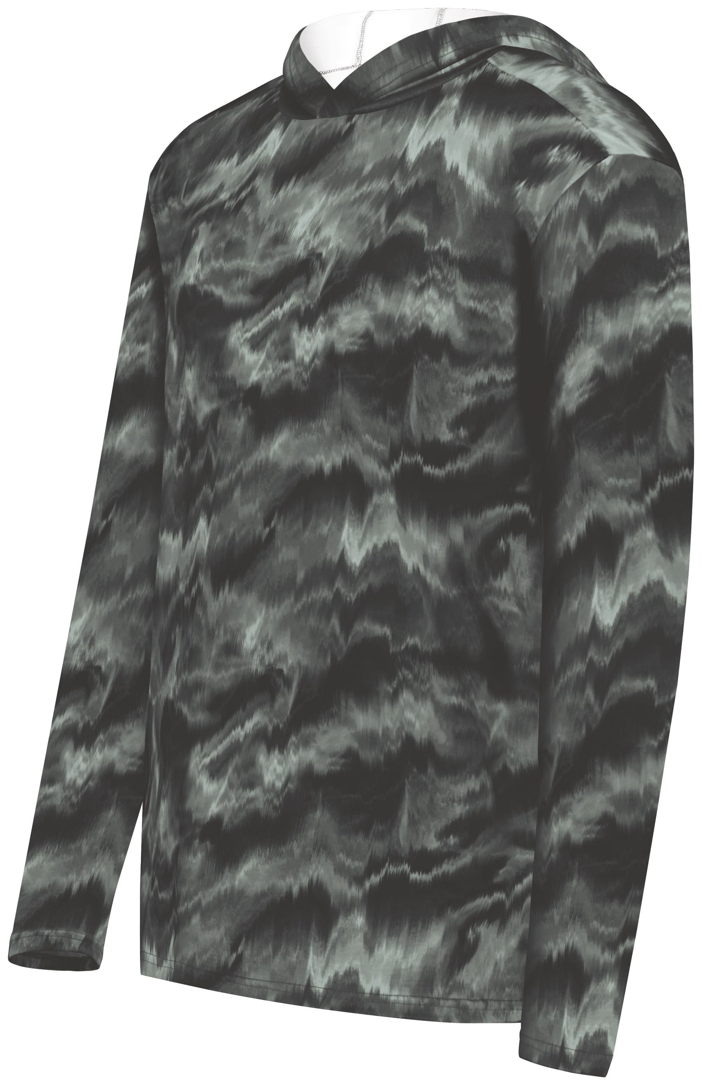 Shockwave Cotton Touch Performance Hooded Long Sleeve T
