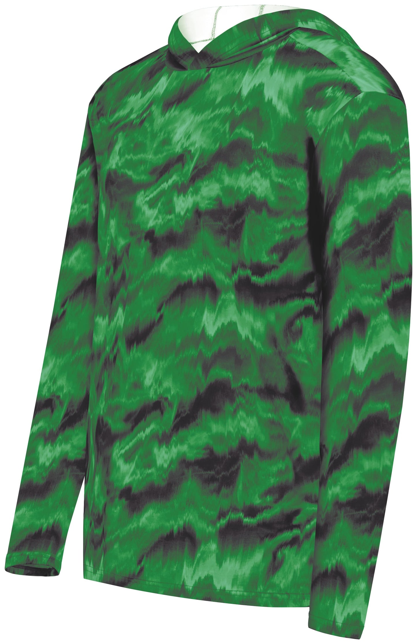 Shockwave Cotton Touch Performance Hooded Long Sleeve T
