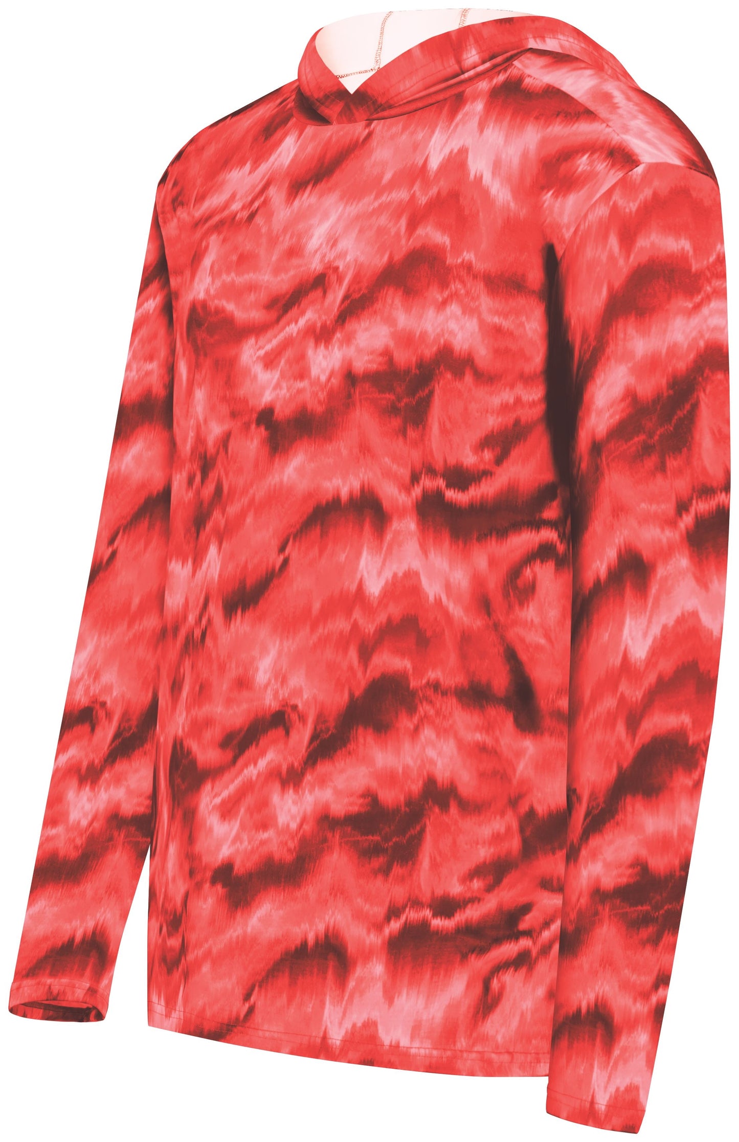 Shockwave Cotton Touch Performance Hooded Long Sleeve T