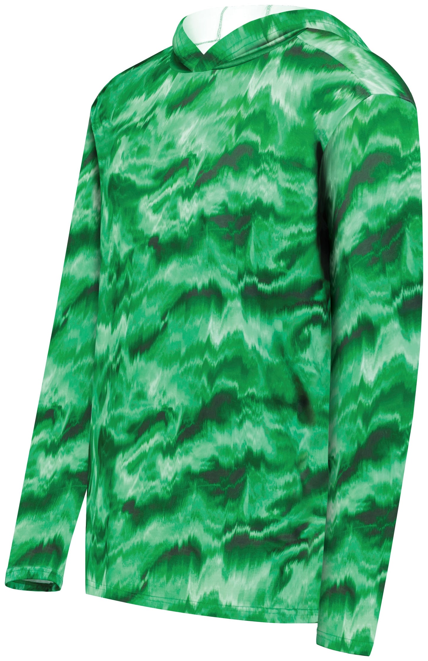 Shockwave Cotton Touch Performance Hooded Long Sleeve T