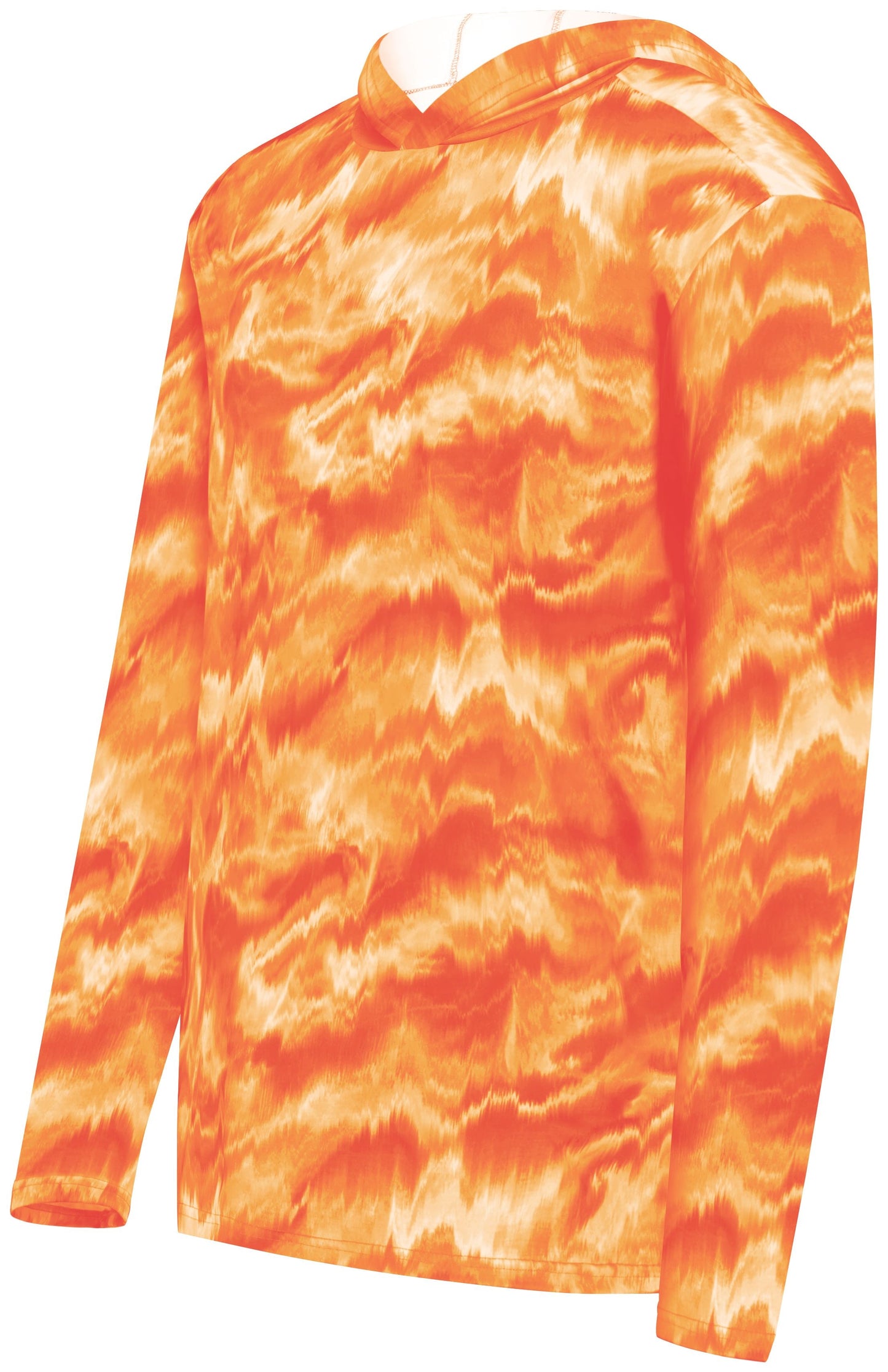 Shockwave Cotton Touch Performance Hooded Long Sleeve T