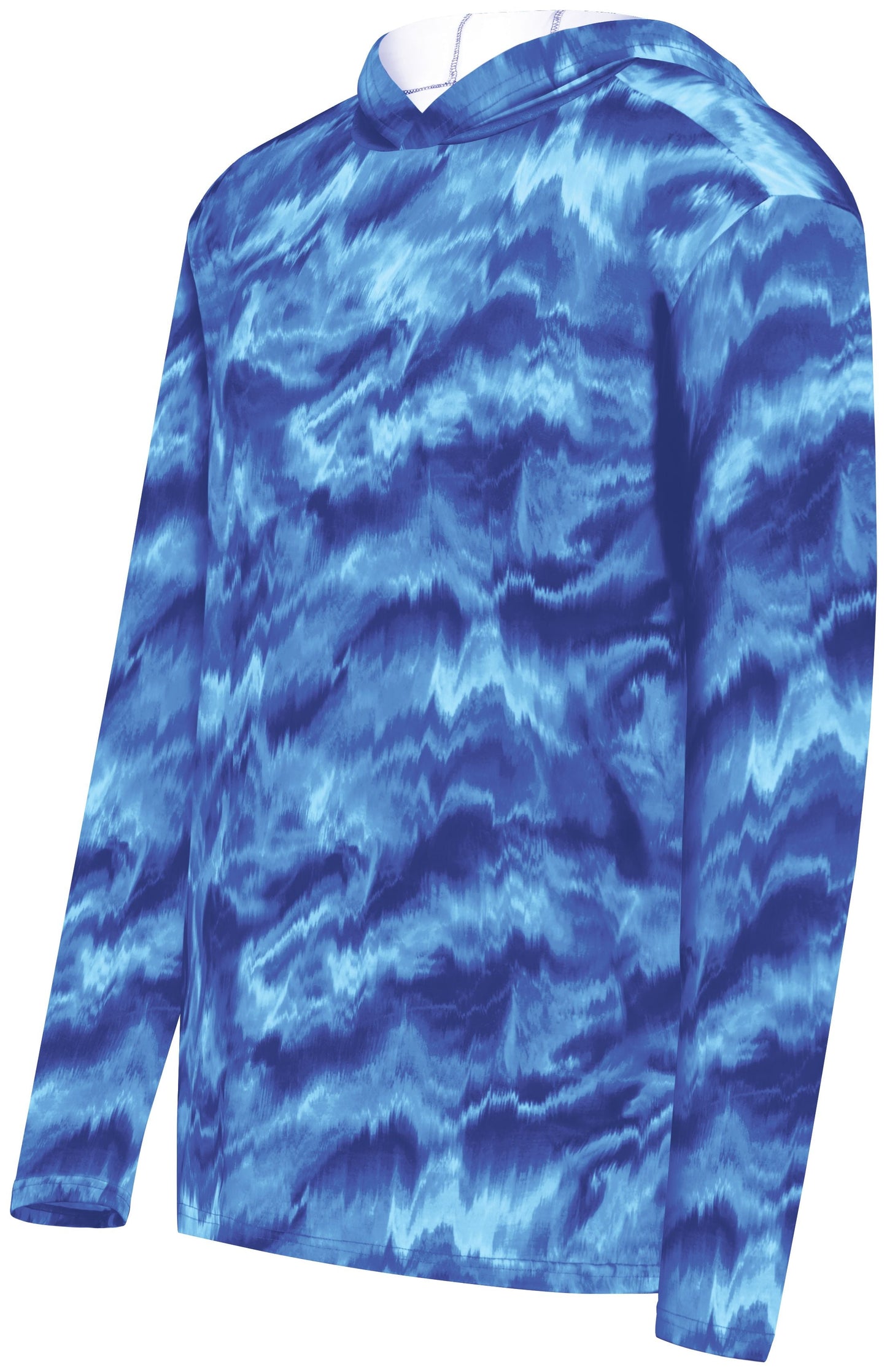 Shockwave Cotton Touch Performance Hooded Long Sleeve T