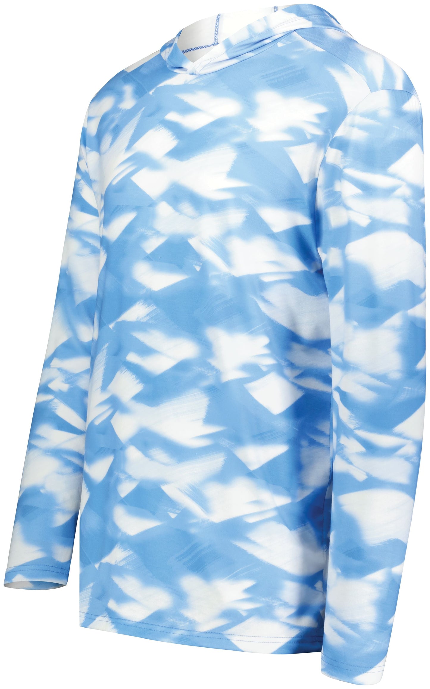 Glacier Cotton Touch Performance Hooded Long Sleeve T
