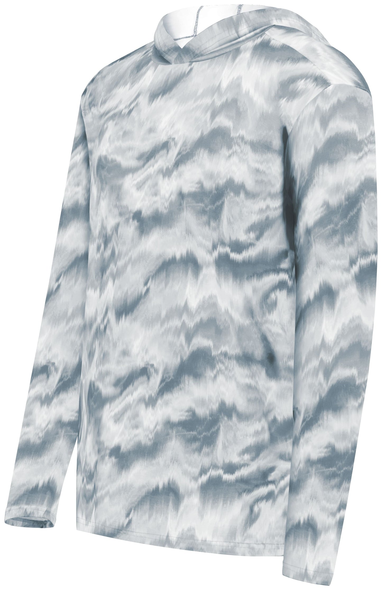 Shockwave Cotton Touch Performance Hooded Long Sleeve T