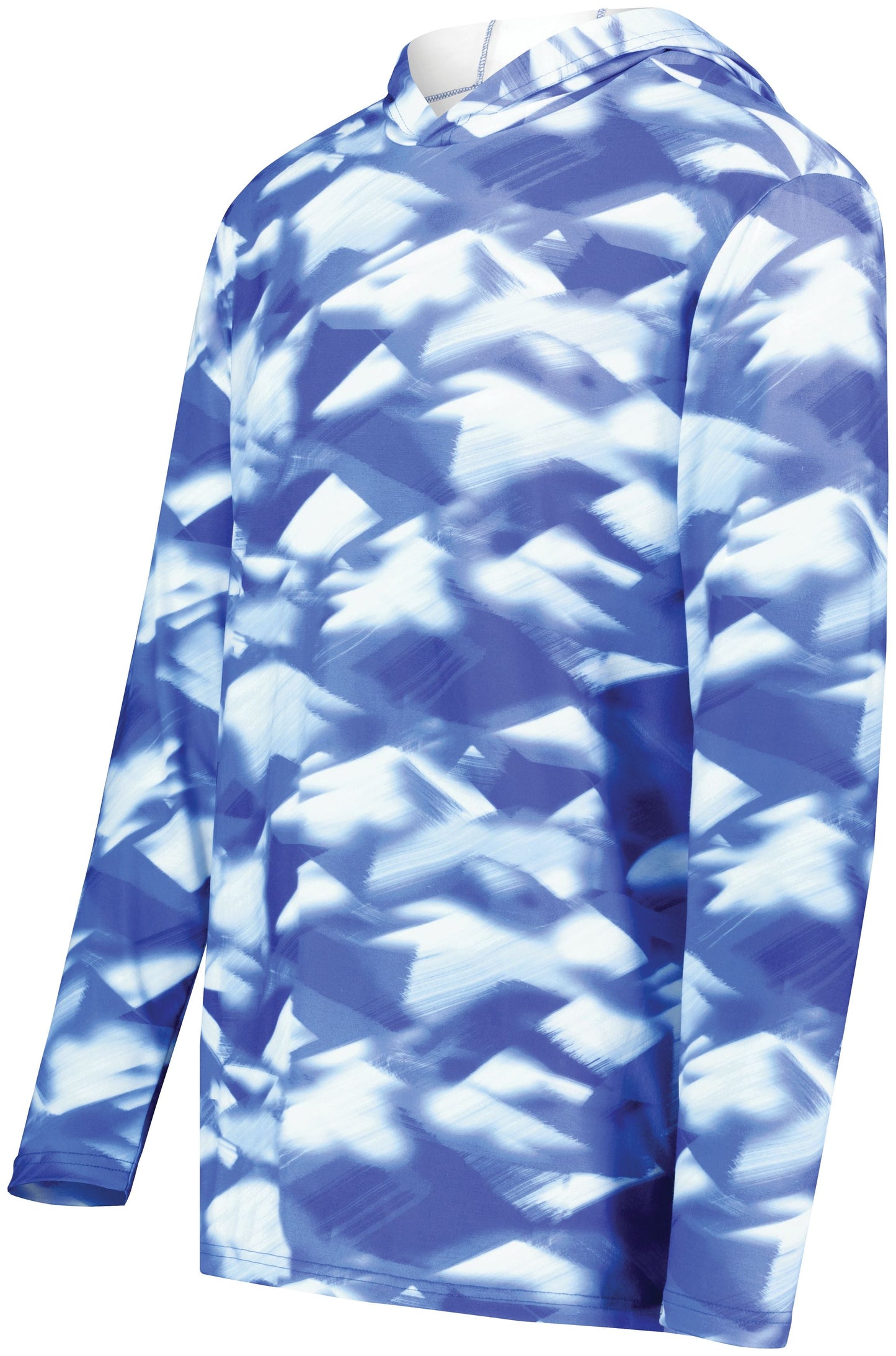 Glacier Cotton Touch Performance Hooded Long Sleeve T