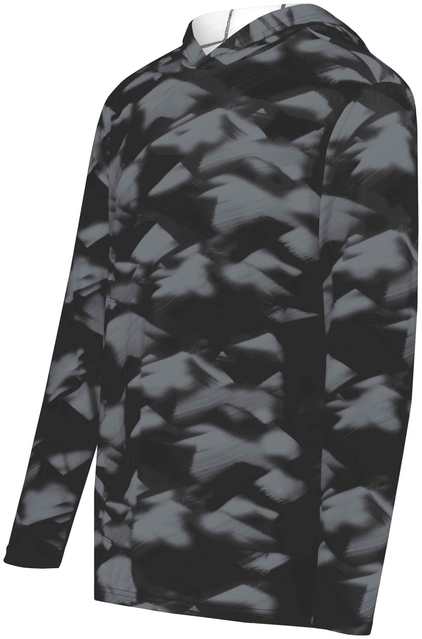 Glacier Cotton Touch Performance Hooded Long Sleeve T