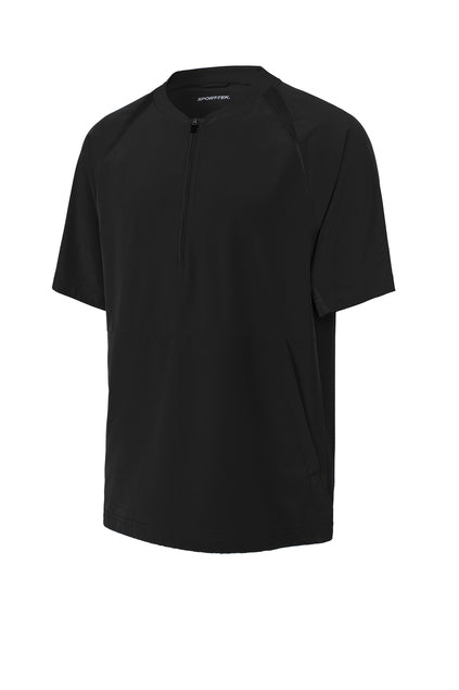 Repeat 1/2-Zip Short Sleeve Jacket