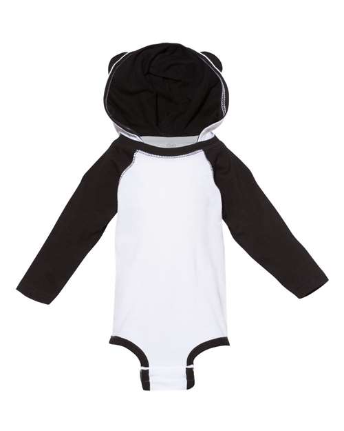 Infant Character Hooded Long Sleeve Bodysuit with Ears