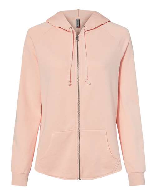 Ladies only Wave Wash Full-Zip Hooded Sweatshirt