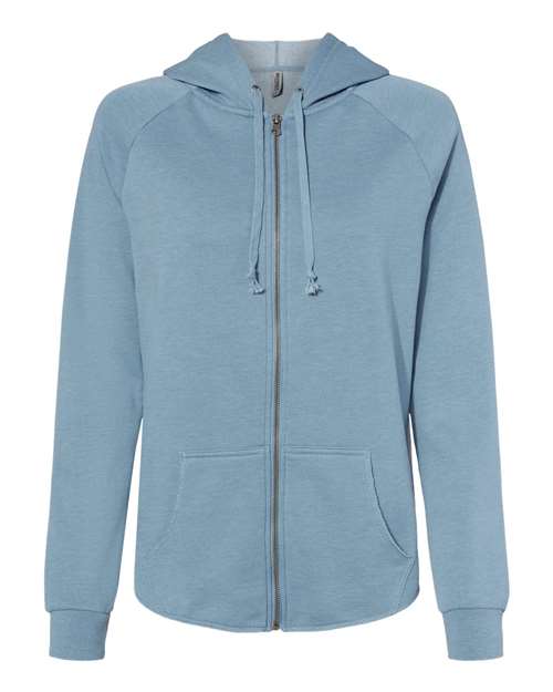 Ladies only Wave Wash Full-Zip Hooded Sweatshirt