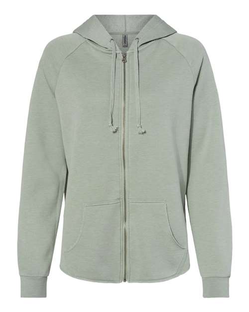 Ladies only Wave Wash Full-Zip Hooded Sweatshirt