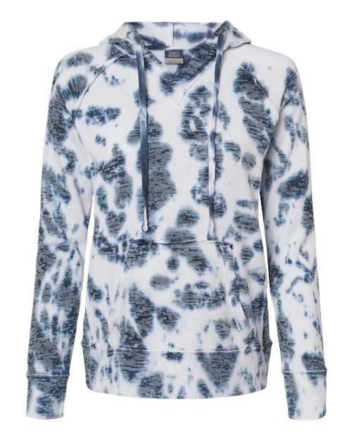 Ladies/Girls Burnout V-Notch Hoodie