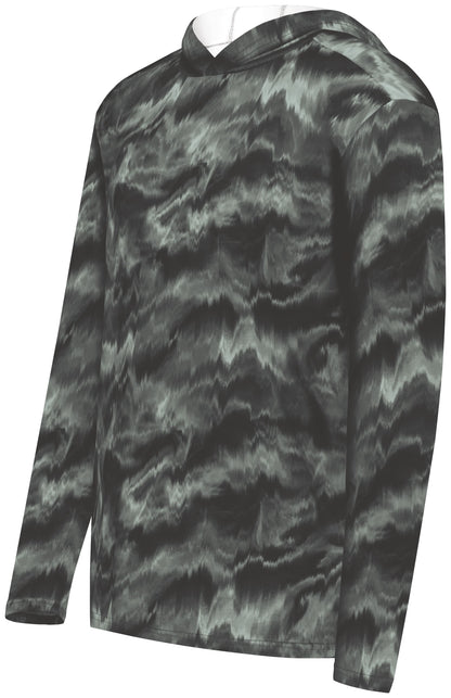 Shockwave Cotton Touch Performance Hooded Long Sleeve T