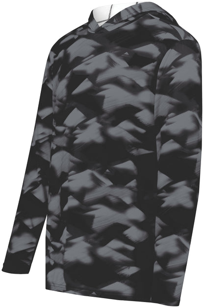 Glacier Cotton Touch Performance Hooded Long Sleeve T