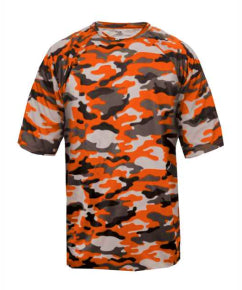 Camo Print Performance T-shirt