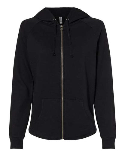Ladies only Wave Wash Full-Zip Hooded Sweatshirt