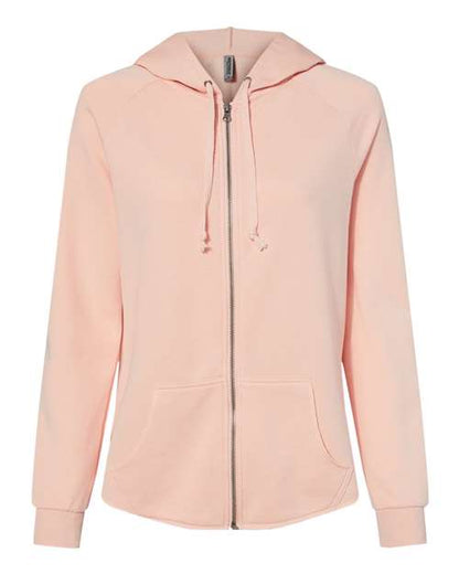 Ladies only Wave Wash Full-Zip Hooded Sweatshirt