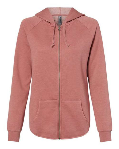 Ladies only Wave Wash Full-Zip Hooded Sweatshirt
