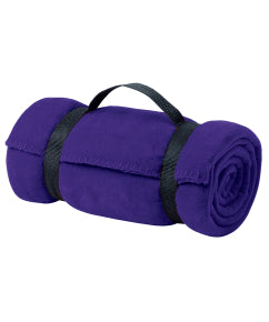 Fleece Blanket with straps (8481172521237)