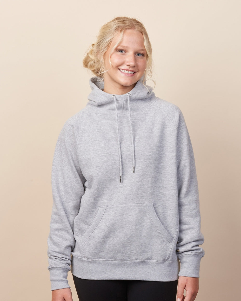 Ladies Scuba Neck Hooded Sweatshirt
