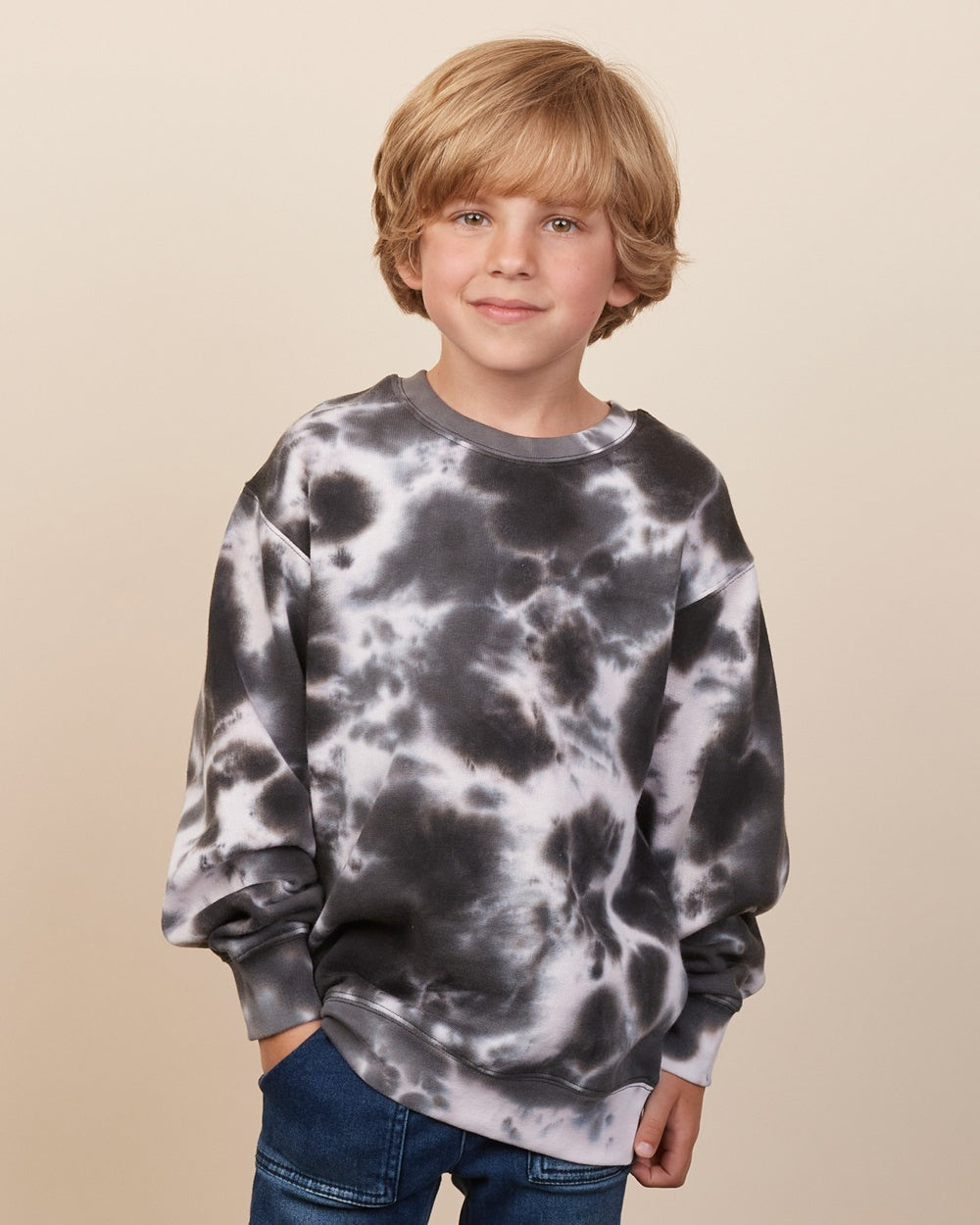 Tie-Dye Crewneck Sweatshirt