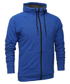 Full-Zip Scuba Neck Triblend