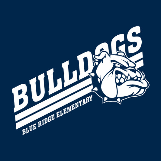 A design template for spiritwear with the word 'Bulldogs' and a bulldog graphic, indicating a school mascot.  CUSTOM Mascot Team Spirit Logo Shirt Design - Sport Season - Your Team - Mascot Team Spirit Shirt Design