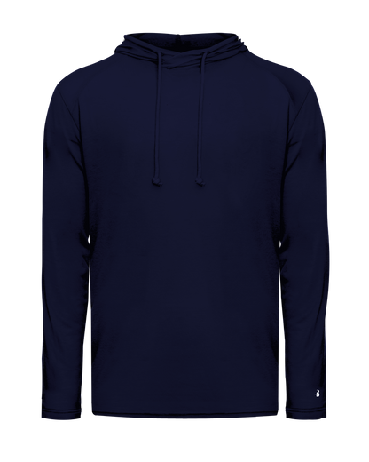 Triblend Hooded Long Sleeve T