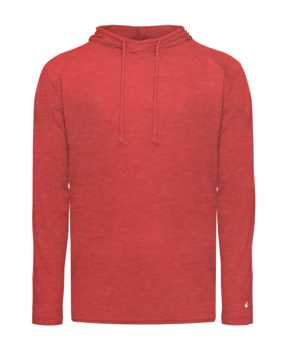 Triblend Hooded Long Sleeve T