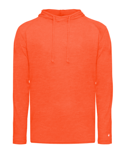 Triblend Hooded Long Sleeve T