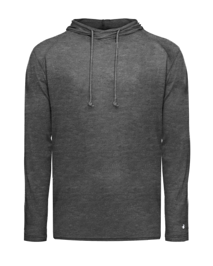 Triblend Hooded Long Sleeve T