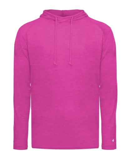 Triblend Hooded Long Sleeve T