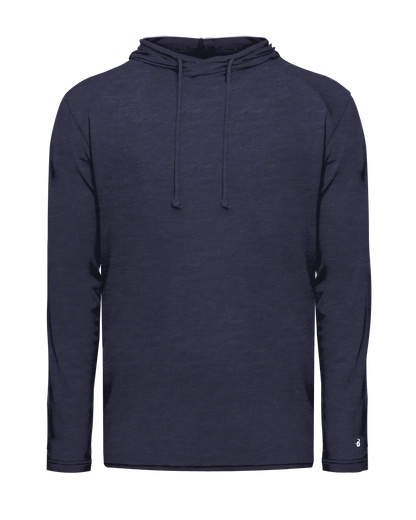 Triblend Hooded Long Sleeve T